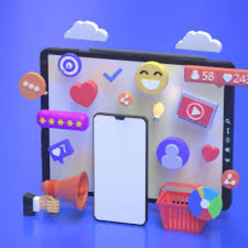 Image of social media marketing stuffs